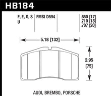 Cargar imagen en el visor de la galería, Hawk 91-98 Porsche 911 / 92-95 928 Bue 9012 Racing Front Brake Pads