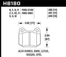 Cargar imagen en el visor de la galería, Hawk 1979/1983 BMW 320i DTC-70 Race Front Brake Pads