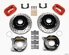 Load image into Gallery viewer, Wilwood Forged Dynalite P/S Park Brake Kit Drilled Red New Big Ford 2.50in offset Staggrd Shock
