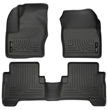 Cargar imagen en el visor de la galería, Husky Liners 2013 Ford Escape WeatherBeater Combo Black Floor Liners