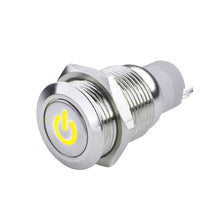 Cargar imagen en el visor de la galería, Oracle Power Symbol On/Off Flush Mount LED Switch - Yellow SEE WARRANTY