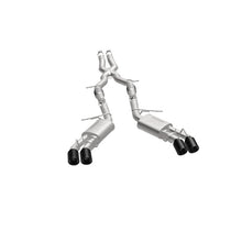 Cargar imagen en el visor de la galería, MagnaFlow SYS Cat-Back 2015-2017 Cadillac CTS-V 6.2L Quad 4in Carbon Fiber Tips
