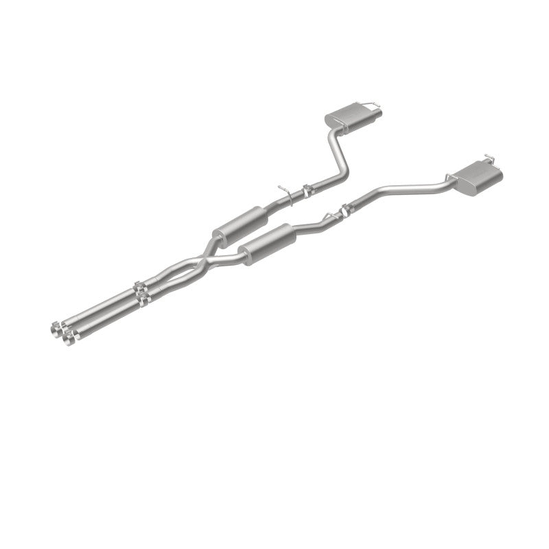 MagnaFlow Cat-Back SS 2.5 pulgadas salida trasera doble dividida (puntas OEM) 15-16 Dodge/Chrysler Charger/300 5.7L V8