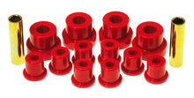 Cargar imagen en el visor de la galería, Prothane 76-86 Jeep CJ5/CJ7 Front Spring &amp; Shackle Bushings - Red