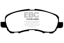 Cargar imagen en el visor de la galería, EBC 11-14 Chrysler 200 2.4 Redstuff Front Brake Pads