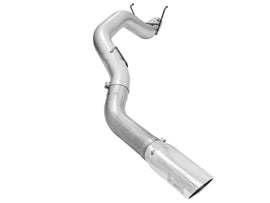aFe Atlas 5 pulgadas DPF-Back acero aluminizado Exh Dodge RAM Diesel 13-14 6.7L (td) Mega Cab con punta pulida