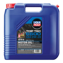 Cargar imagen en el visor de la galería, Aceite de motor LIQUI MOLY 20L Top Tec 6600 SAE 0W20