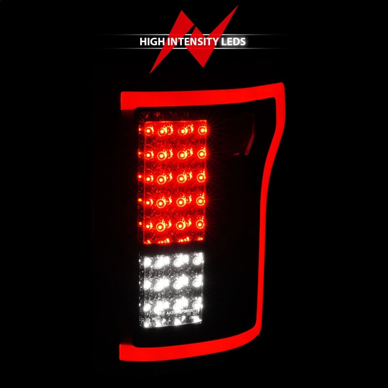 ANZO 2015-2016 Ford F-150 luces traseras LED rojo/transparente