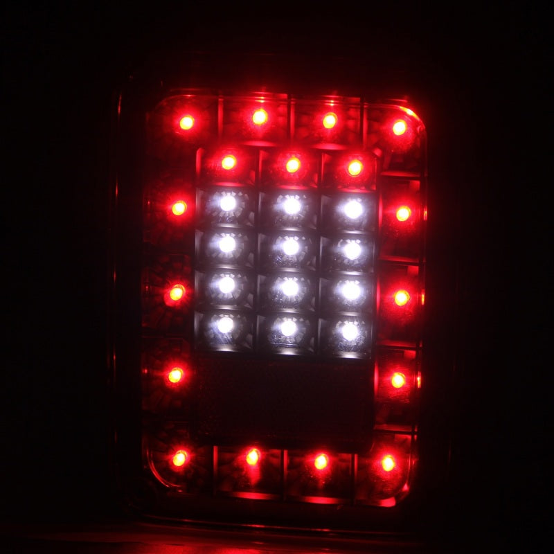 ANZO 2007-2015 Jeep Wrangler luces traseras LED ahumadas