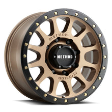 Cargar imagen en el visor de la galería, Method MR305 NV HD 18x9 +18mm Offset 8x180 130.81mm CB Method Bronze/Black Street Loc Wheel