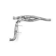 Cargar imagen en el visor de la galería, Kooks 10-14 Ford Raptor SVT 6.2L 4V TODOS 3in SS OEM Tubo de escape VERDE Cat Y