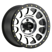 Cargar imagen en el visor de la galería, Method MR305 NV 17x8.5 0mm Offset 5x150 116.5mm CB Machined/Black Street Loc Wheel