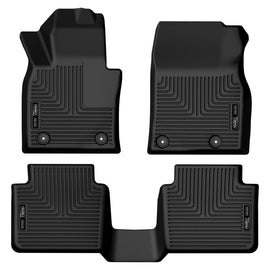 Husky Liners 2023 Mazda CX-50 Weatherbeater Revestimientos para el piso del asiento delantero y segundo - Negro