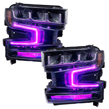 Cargar imagen en el visor de la galería, Oracle 19-21 Chevy Silverado 1500 RGB+W Headlight DRL Kit - w/ Simple Controller SEE WARRANTY