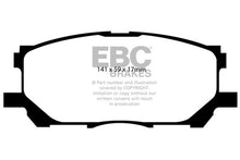 Cargar imagen en el visor de la galería, EBC 04-07 Lexus RX330 3.3 Greenstuff Front Brake Pads