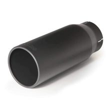 Cargar imagen en el visor de la galería, Kit de puntas de tubo de escape Banks Power - Corte recto redondo SS - Negro - Tubo de 4 pulgadas - 5 pulgadas x 12,5 pulgadas