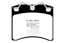 Cargar imagen en el visor de la galería, EBC 96-98 Volkswagen Eurovan 2.5L (w/Vented Rotors) Ultimax2 Front Brake Pads