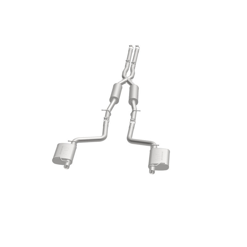 MagnaFlow Cat-Back SS 2.5 pulgadas salida trasera doble dividida (puntas OEM) 15-16 Dodge/Chrysler Charger/300 5.7L V8