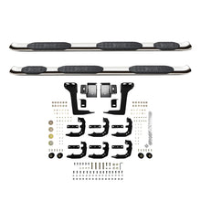 Cargar imagen en el visor de la galería, Westin 19-20 Ram 1500 Quad Cab con caja de 6.5 pies PRO TRAXX 5 W2W Barras de paso Nerf ovaladas - Acero inoxidable