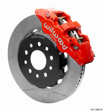 Cargar imagen en el visor de la galería, Wilwood AERO6 Front Hat Kit 14.00 Red 2018-Up Jeep JL w/Lines