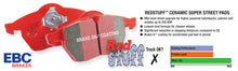Cargar imagen en el visor de la galería, EBC 98-99 Volkswagen Beetle 2.0 Pastillas de freno delanteras Redstuff