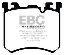 Cargar imagen en el visor de la galería, Pastillas de freno delanteras EBC 10-13 BMW X5M 4.4 Twin Turbo Redstuff