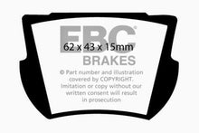 Cargar imagen en el visor de la galería, EBC 66-74 Lotus Elan 1.6 Ultimax2 Rear Brake Pads