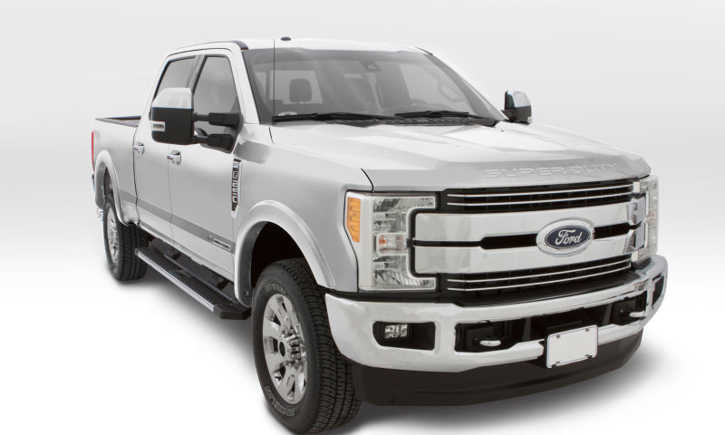 Bushwacker 17-18 Ford F-250 Super Duty OE Style Bengalas - 4 piezas - Blanco Oxford