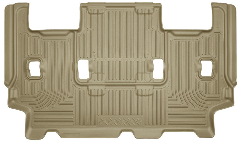 Husky Liners 07-10 Ford Expedition/Lincoln Navigator WeatherBeater 3ª fila Tan revestimiento de piso