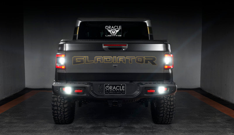 Oracle Jeep Gladiator JT Flush Mount LED Standard Red Tail Lights | 5882-504