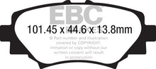 Cargar imagen en el visor de la galería, Pastillas de freno traseras Redstuff EBC 14+ Mazda 3 2.0 (construcción japonesa)