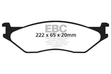 Cargar imagen en el visor de la galería, EBC 02-05 Ford Econoline E550 Yellowstuff Front Brake Pads
