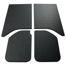Cargar imagen en el visor de la galería, DEI 11-18 Jeep Wrangler JK 2 puertas Boom Mat Headliner - 4 piezas - Aspecto de cuero negro