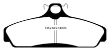 Cargar imagen en el visor de la galería, EBC 83-87 Chevrolet Corvette (C4) 5.7 Pastillas de freno delanteras Bluestuff