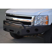 Cargar imagen en el visor de la galería, Parachoques delantero DV8 Offroad 07-13 Chevrolet Silverado 1500 - Recubrimiento en polvo negro