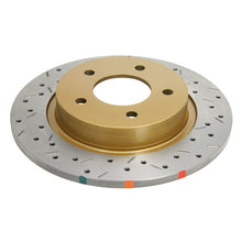 Cargar imagen en el visor de la galería, DBA 04-05 Mazda 3 2.3L / 06+ MazdaSpeed3 Rotor trasero perforado y ranurado serie 4000