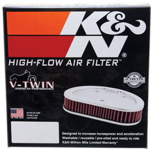 Load image into Gallery viewer, K&amp;N Replacement Air Filter 7.125in L x 5.688in W x 1.625in H for Harley Davidson