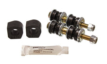 Cargar imagen en el visor de la galería, Energy Suspensión 84-87 Honda Civic/CRX Negro 16 mm Bujes de barra estabilizadora delantera (Bujes de enlace de barra estabilizadora a