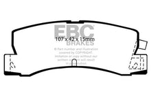 Cargar imagen en el visor de la galería, EBC 86-92 Toyota Corolla 1.6 Pastillas de freno traseras Redstuff