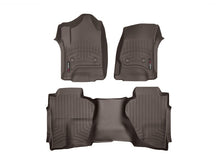Cargar imagen en el visor de la galería, WeatherTech 2014+ Chevrolet Silverado Cocoa Front &amp; Rear Floorliners