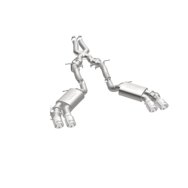 MagnaFlow 2016 Chevy Camaro 6.2L V8 Competition Cat Back con puntas pulidas cuádruples