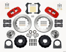 Cargar imagen en el visor de la galería, Wilwood AERO6 Front Hub Kit 14.00in Red TCI-IFS 71-78 (Pinto Based)