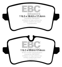 Cargar imagen en el visor de la galería, Pastillas de freno traseras EBC 11 Audi A6 2.0 Turbo Redstuff