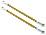RockJock Antirock Sway Bar End Link Kit 15 1/2in Long Rods w/ Heims and Jam Nuts Pair