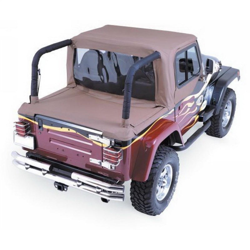 Jeep Wrangler(YJ) Jeep Wrangler(YJ) 1992-1995, capota blanda y cubierta de cabina - Spice Denim