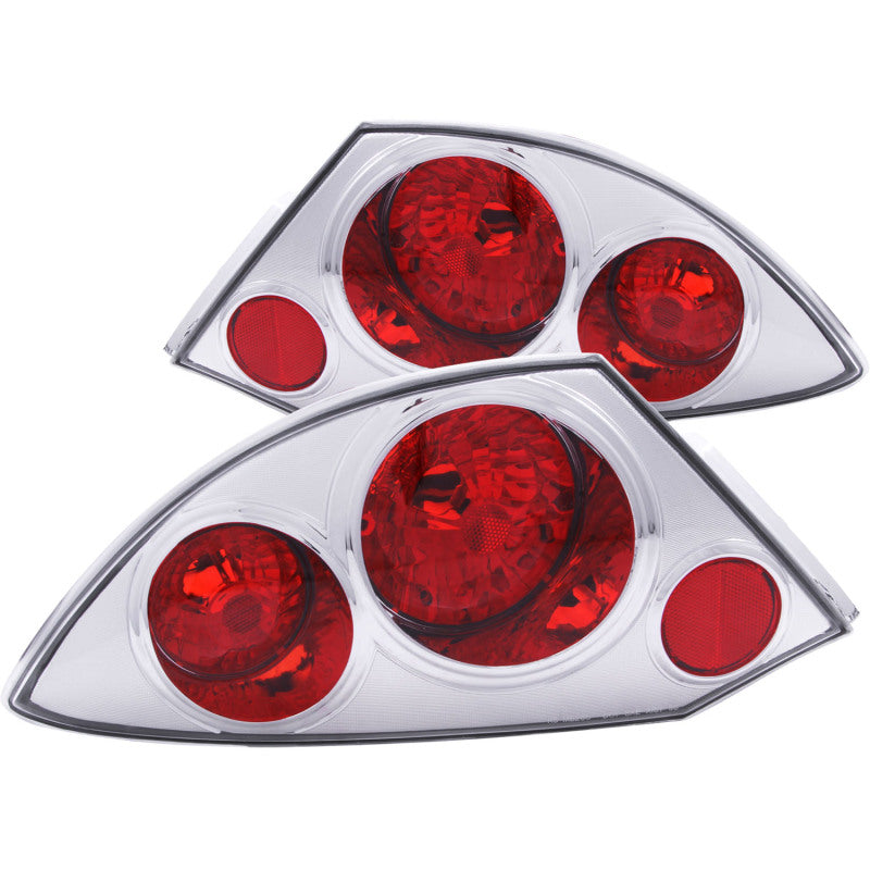 ANZO 2000-2005 Mitsubishi Eclipse luces traseras cromadas
