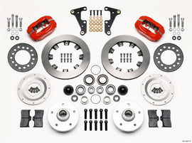 Wilwood Forged Dynalite Front Kit 11.75in Red 40-52 Oldsmobile