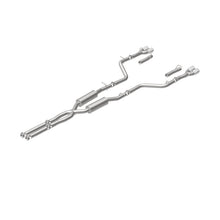 Cargar imagen en el visor de la galería, MagnaFlow Cat-Back, SS, 2.5 pulgadas, cuádruple trasero dividido con punta de 3.5 pulgadas 2015 Dodge Challenger 3.6L V6