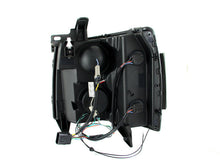 Cargar imagen en el visor de la galería, ANZO 2007-2013 Chevrolet Silverado 1500 Faros delanteros proyectores con halo negro