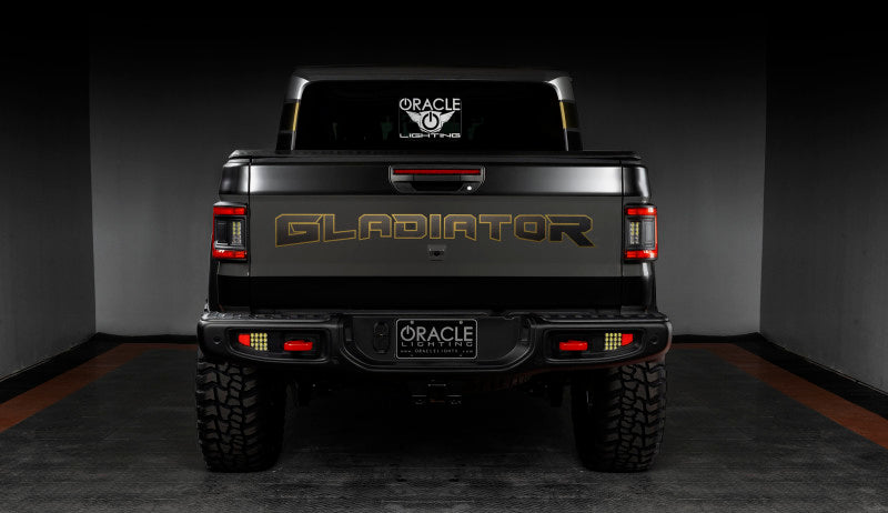Oracle Jeep Gladiator JT Flush Mount LED Standard Red Tail Lights | 5882-504